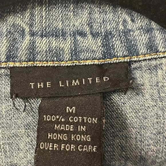 Women’s The Limited Jean Jacket Size Medium - Picture 3 of 6